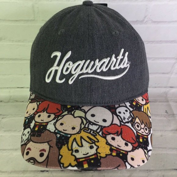 Harry Potter Hogwarts Chibi Embroidered Logo Hat - Picture 2 of 8